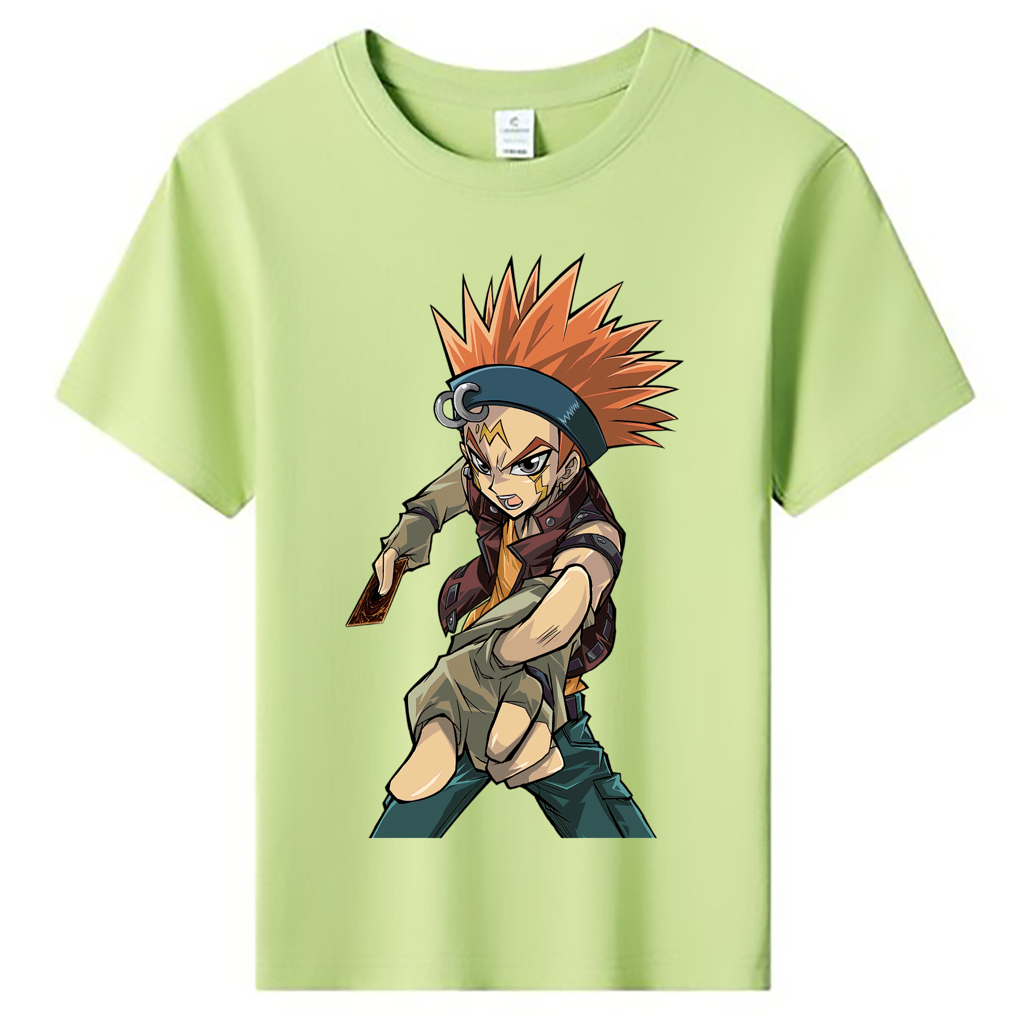 （画像用） 遊☆戯☆王 Yu-Gi-Oh! 綿100％キッズTシャツ（フロントプリント）